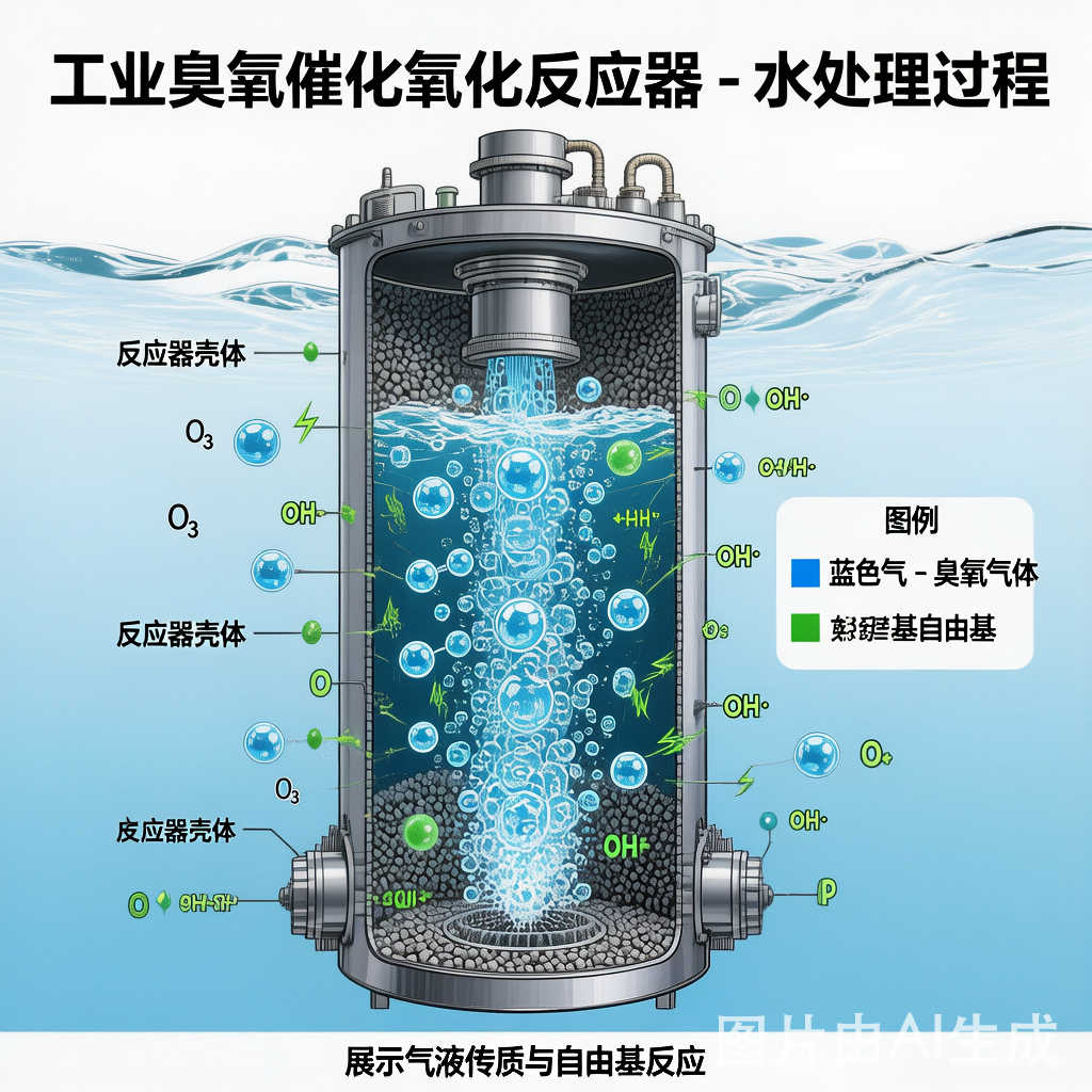 臭氧催化氧化传质效率与反应器设计优化