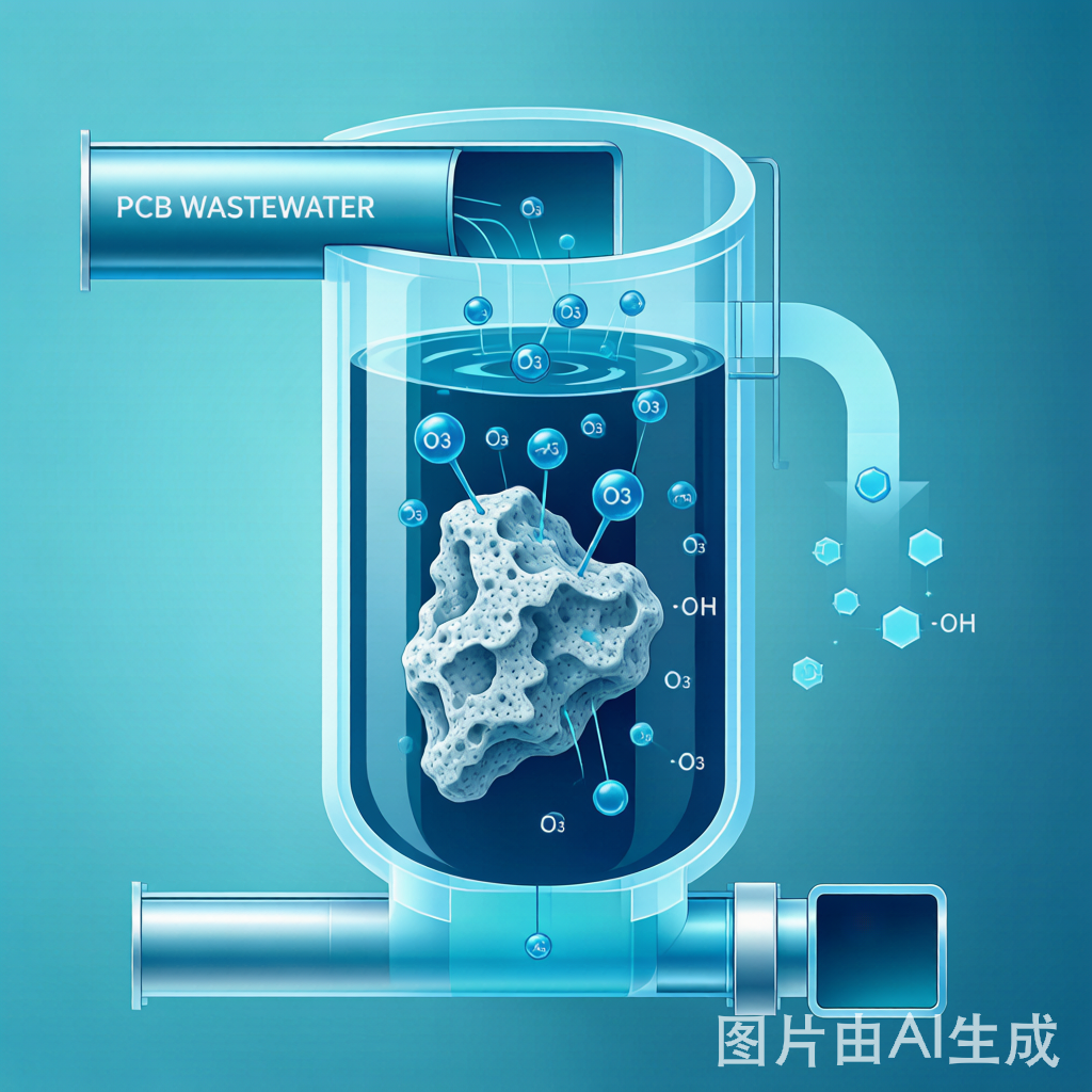 PCB线路板废水臭氧催化氧化深度处理：工艺原理与工程实践