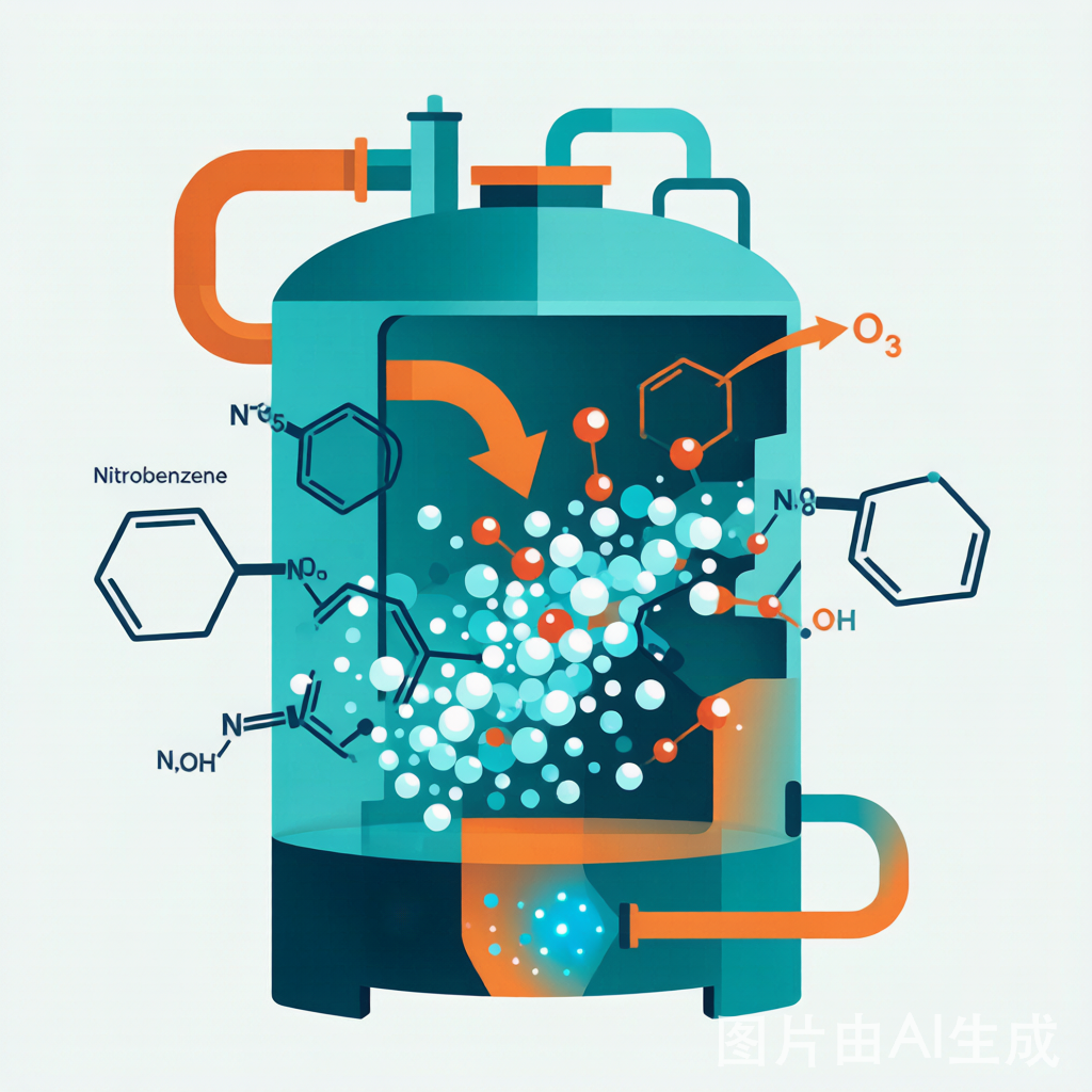 臭氧催化氧化处理含硝基芳香族化合物废水：硝基还原断裂与逐步矿化