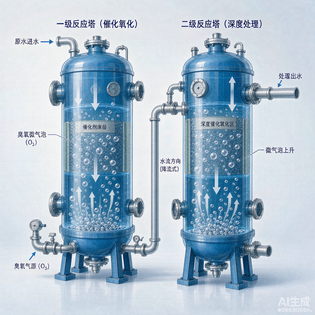 梯级与两段式臭氧催化氧化工艺：为什么把氧化拆成多级，以及怎么配