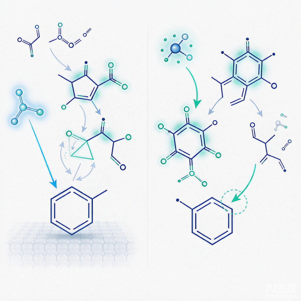 含苯系物（BTEX）废水的催化臭氧化降解：苯环开环、羟基化与逐步矿化